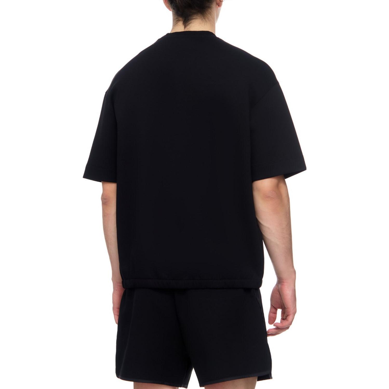 Emporio Armani  Black Crew Neck Short Sleeve Casual T-Shirt. 6R1TDL-1JHSZ-0014 圖 4