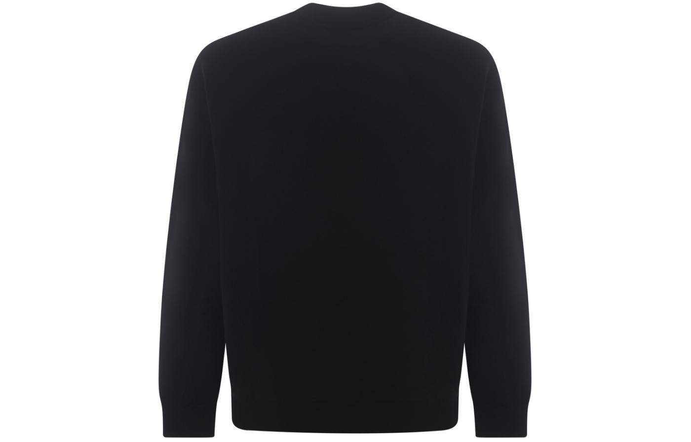 Emporio Armani  Black Crewneck Lettered Long Sleeve Sweater. 6R1MG7-1JHSZ-00B0 圖 3