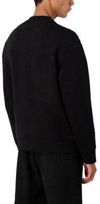 Emporio Armani Black Crewneck Pullover Sweatshirt. 6R1MF31-JHSZ1-0999 Purchase Emporio Armani Black Crewneck Pullover Sweatshirt. 6R1MF31-JHSZ1-0999