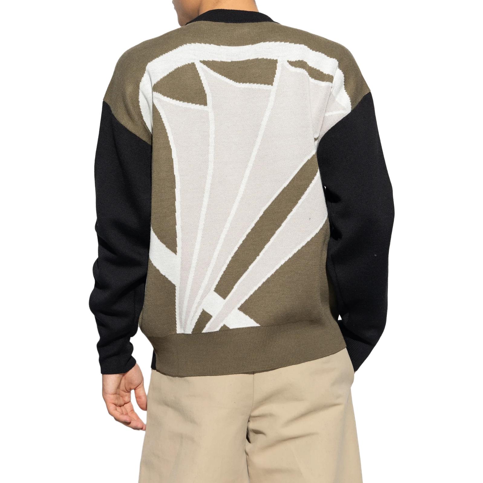 Purchase 安普里奥·阿玛尼 黑色修身圆领长袖毛衣 6R1MV4-1M04Z-0999