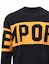Details for Emporio Armani Black Crewneck Sweater with Letter Stripes. 3L1MT2-1MD1Z-0920
