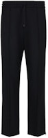 Emporio Armani Black Drawstring Straight-Leg Casual Pants SS24. 3D1PN4-1NFVZ-0999 Emporio Armani Black Drawstring Straight-Leg Casual Pants SS24. 3D1PN4-1NFVZ-0999