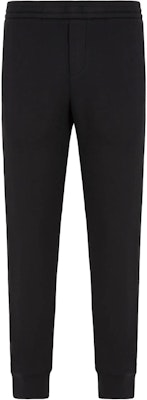 EMPORIO ARMANI Black Elastic Waist Knit Jogger Sweatpants. 6D1PK3-1JHSZ-0999 Buy EMPORIO ARMANI Black Elastic Waist Knit Jogger Sweatpants. 6D1PK3-1JHSZ-0999