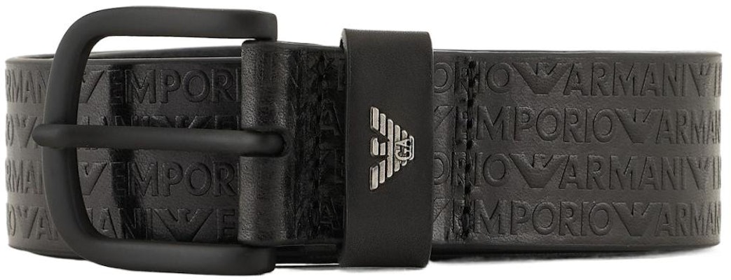 Emporio Armani 黑色壓紋皮帶,針扣設計,寬度3.5公分。 Y4S524YQ98K-80001 Buy Emporio Armani 黑色壓紋皮帶,針扣設計,寬度3.5公分。 Y4S524YQ98K-80001