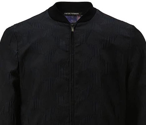 EMPORIO ARMANI 黑色滿版拉鍊棒球領夾克. B1R310-B1333-921 Shop EMPORIO ARMANI 黑色滿版拉鍊棒球領夾克. B1R310-B1333-921