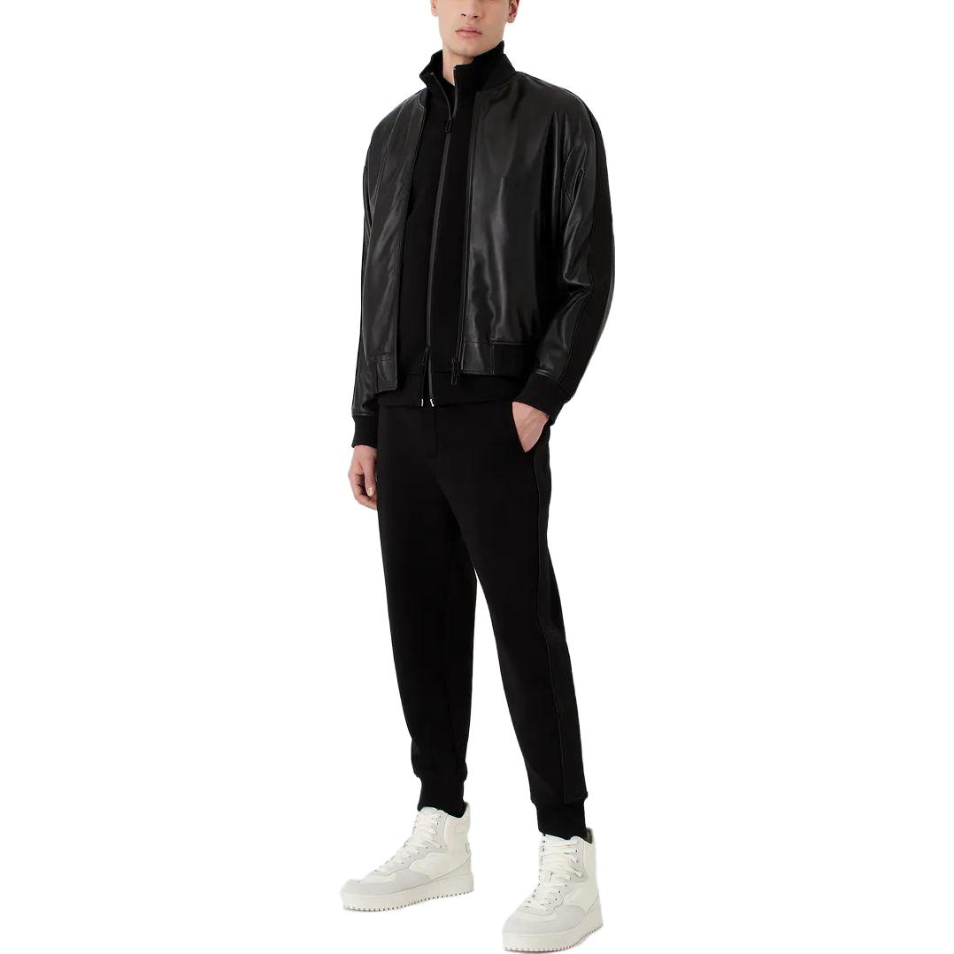 EMPORIO ARMANI  Black Full-Zip Knitted Jacket with Logo. 3R1MBA1-JHSZ1-0999 圖 3