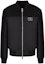Buy EMPORIO ARMANI Black FW22 Colorblock Logo Baseball Collar Jacket. 6LZB33-ZNJ8Z-1200