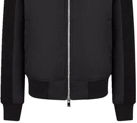 EMPORIO ARMANI Black FW22 Colorblock Logo Baseball Collar Jacket. 6LZB33-ZNJ8Z-1200 Sizing EMPORIO ARMANI Black FW22 Colorblock Logo Baseball Collar Jacket. 6LZB33-ZNJ8Z-1200
