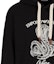 Details for EMPORIO ARMANI Black Hoodie with Snake Print Logo - Casual Fit. 6L1MM51-JWPZ1-0999