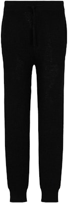 EMPORIO ARMANI Black Knit Drawstring Casual Pants. 6R1PY1-1MF1Z-0999 Order EMPORIO ARMANI Black Knit Drawstring Casual Pants. 6R1PY1-1MF1Z-0999
