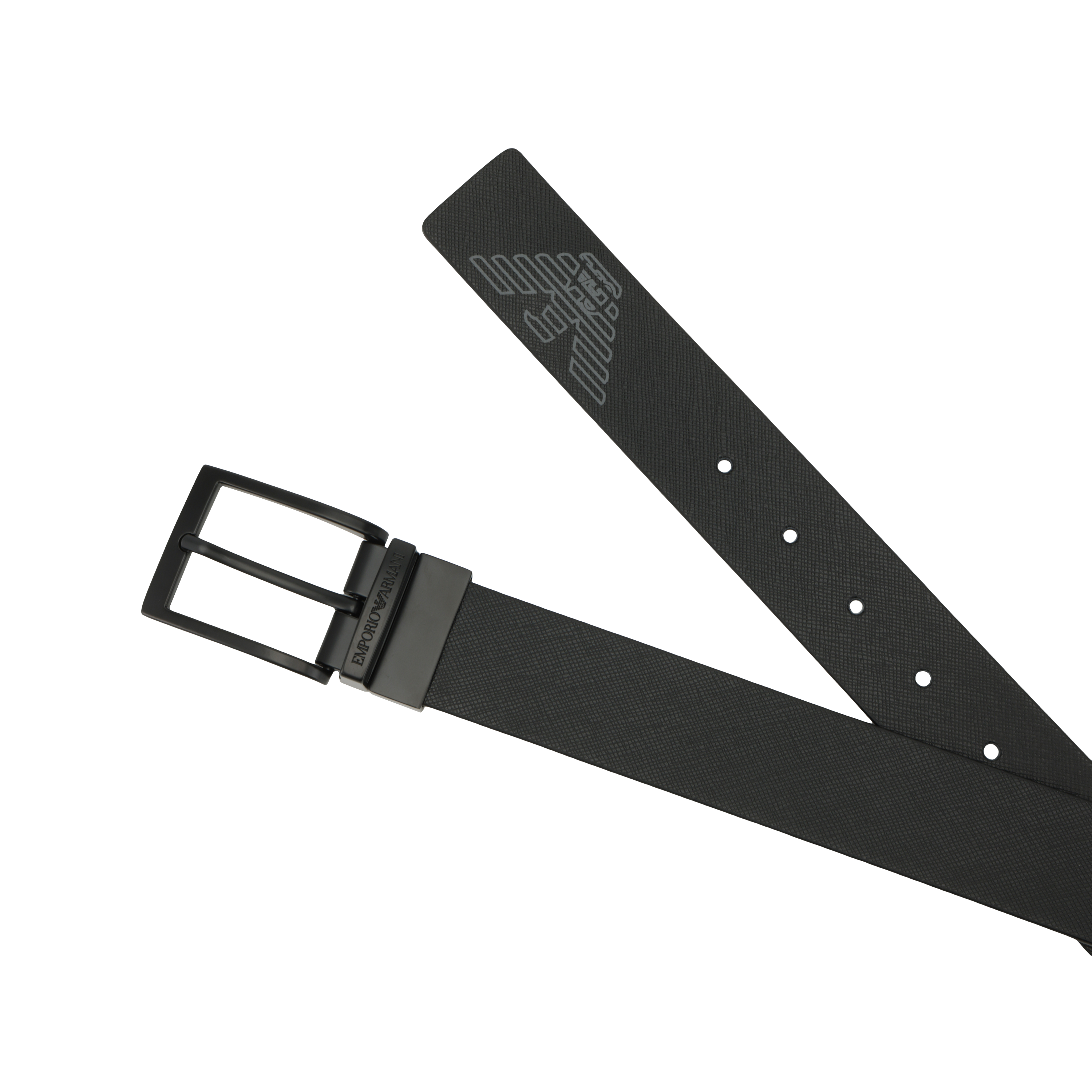 Purchase Emporio Armani Tali Pinggang Kulit Hitam, Pin Buckle, Rekaan Solid, Lebar 3.5CM. Y4S195Y739K80677