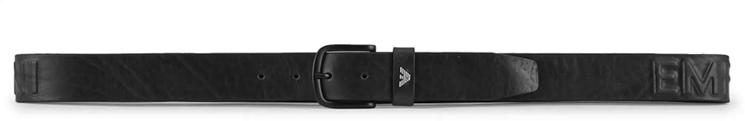 安普里奥·阿玛尼 黑色皮质针扣腰带,宽3.5厘米 Y4S524Y210V80001 Lookbook 安普里奥·阿玛尼 黑色皮质针扣腰带,宽3.5厘米 Y4S524Y210V80001