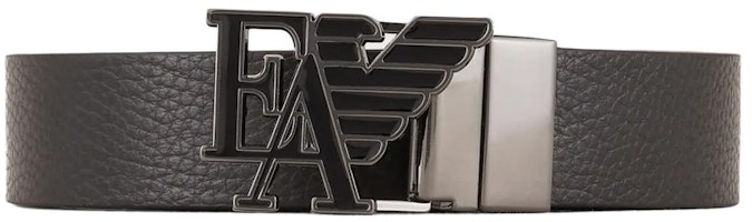 Emporio Armani Black Leather Logo Belt, Casual Fashion, 3cm Wide. Y4S520Y167J88045 Emporio Armani Black Leather Logo Belt, Casual Fashion, 3cm Wide. Y4S520Y167J88045