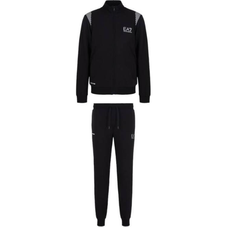 Order Emporio Armani 黑色字母印花半拉链运动套装 3DPV55-PJLIZ-1200