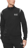 Purchase Emporio Armani 黑色字母印花半拉鍊運動套裝。 3DPV55-PJLIZ-1200