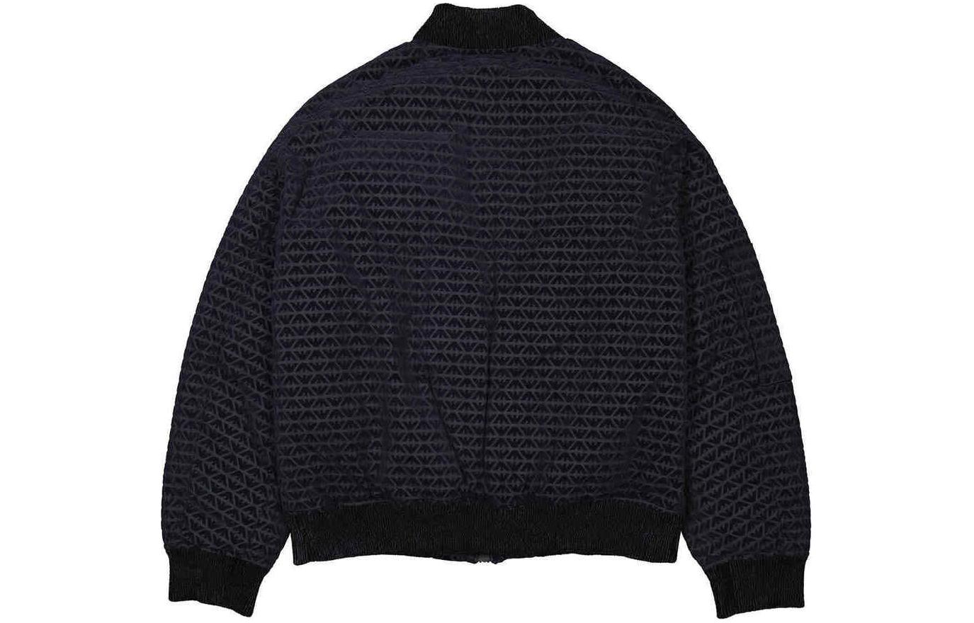 Emporio Armani  Black Logo Full-Print Zip-Up Jacket. 6L1BF8-1NNCZ-0920 圖 3