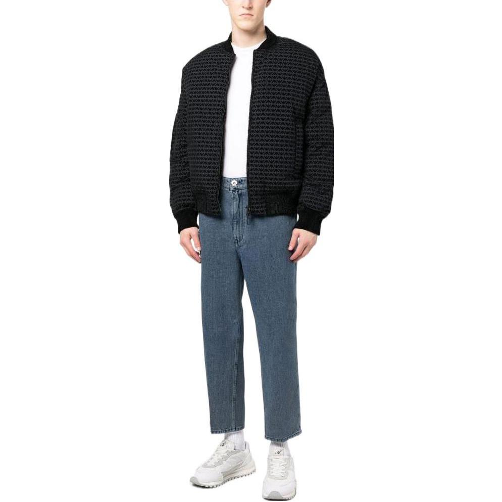 Emporio Armani  Black Logo Full-Print Zip-Up Jacket. 6L1BF8-1NNCZ-0920 圖 4