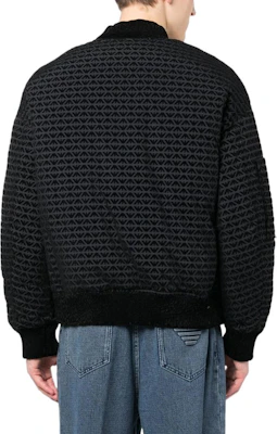 Emporio Armani Jaket Hitam Logo Full-Print Zip Up. 6L1BF8-1NNCZ-0920 Purchase Emporio Armani Jaket Hitam Logo Full-Print Zip Up. 6L1BF8-1NNCZ-0920