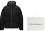 Shop Emporio Armani Chaqueta Negra con Capucha y Cremallera Logo 6R1B90-NCFZ1-0999
