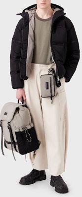 Emporio Armani Chaqueta Negra con Capucha y Cremallera Logo 6R1B90-NCFZ1-0999 Purchase Emporio Armani Chaqueta Negra con Capucha y Cremallera Logo 6R1B90-NCFZ1-0999