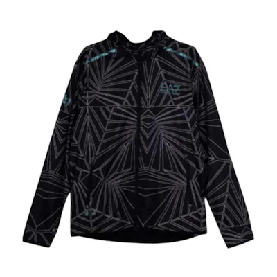 Emporio Armani Black Logo Hoodie Zip-Up Jacket 3DPB02-PNFHZ-1200