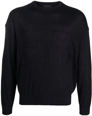 EMPORIO ARMANI Sweater Wool Rajut Logo Hitam SS22. 6L1MX71MMVZ0920 Order EMPORIO ARMANI Sweater Wool Rajut Logo Hitam SS22. 6L1MX71MMVZ0920