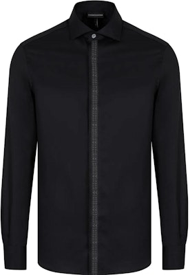 EMPORIO ARMANI Black Logo Print Long Sleeve Button-Up Shirt 6R1C87-1K1XZ-10094 Order EMPORIO ARMANI Black Logo Print Long Sleeve Button-Up Shirt 6R1C87-1K1XZ-10094