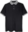 Buy EMPORIO ARMANI Black Logo Print Slim Fit Short Sleeve Polo Shirt. 3D1FM5-1JTKZ-0072