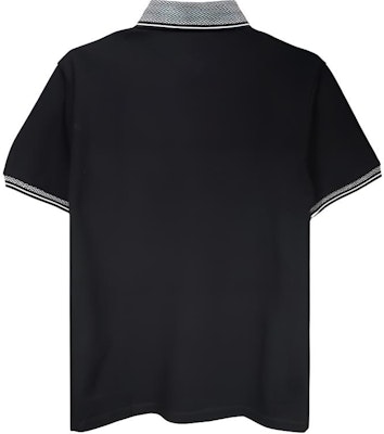 EMPORIO ARMANI Black Logo Print Slim Fit Short Sleeve Polo Shirt. 3D1FM5-1JTKZ-0072 Lookbook EMPORIO ARMANI Black Logo Print Slim Fit Short Sleeve Polo Shirt. 3D1FM5-1JTKZ-0072