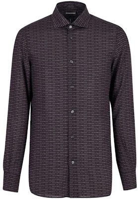 엠포리오 아르마니 블랙 로고 프린트 긴팔 셔츠. 6R1CN1-1NKGZ-1F054 Order 엠포리오 아르마니 블랙 로고 프린트 긴팔 셔츠. 6R1CN1-1NKGZ-1F054