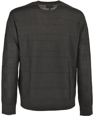 Jersey Emporio Armani Negro con Cuello Redondo y Estampado de Logo a Rayas. 6R1MX9-1MCWZ-F015 Lookbook Jersey Emporio Armani Negro con Cuello Redondo y Estampado de Logo a Rayas. 6R1MX9-1MCWZ-F015