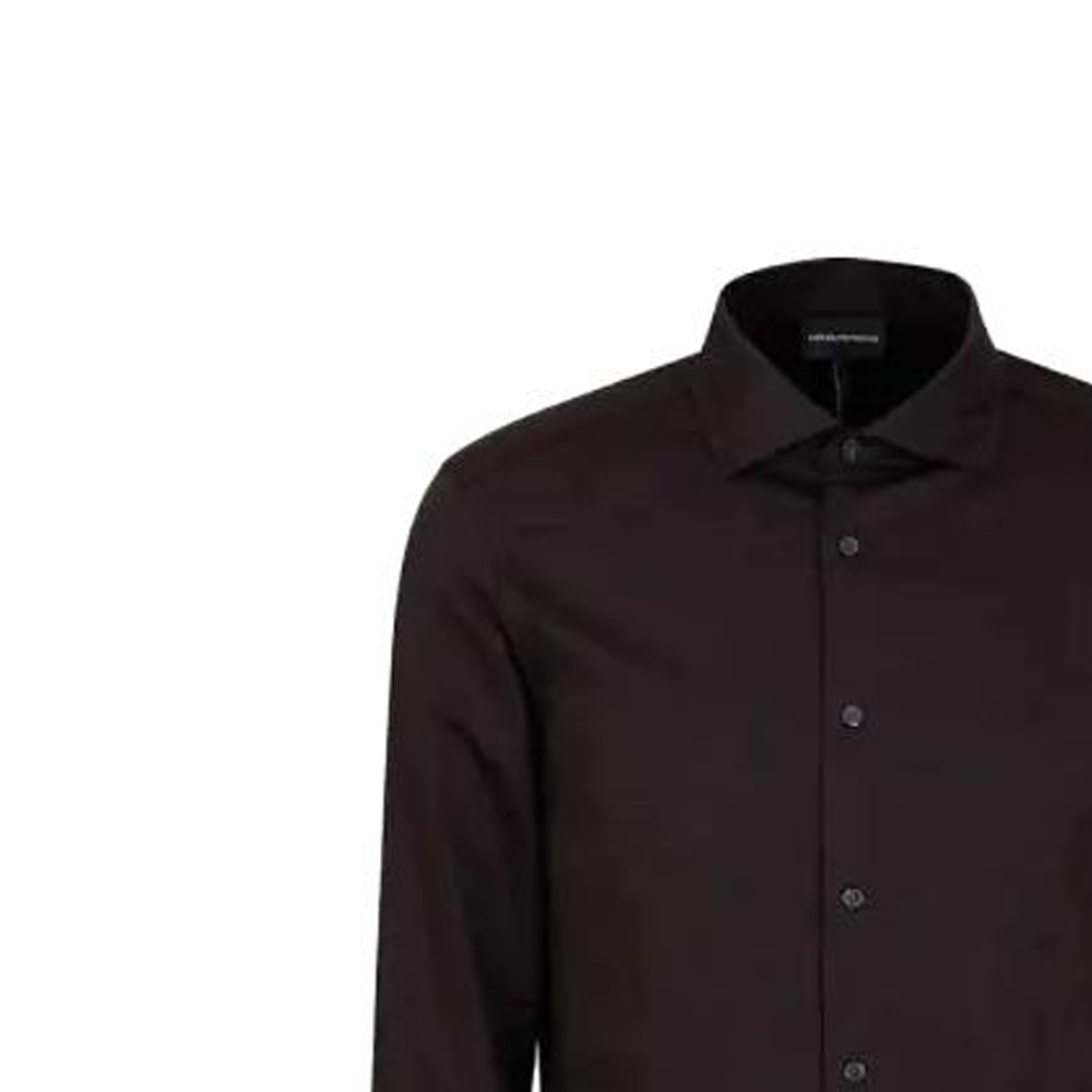 Purchase エンポリオアルマーニ ブラック 長袖 ボタンアップシャツ 6R1C86-1NVYZ-F087
