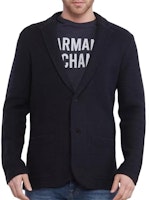 Emporio Armani Black Long Sleeve Jacket with Back Logo Print. 3LZG1A -ZMX8Z-1200 Emporio Armani Black Long Sleeve Jacket with Back Logo Print. 3LZG1A -ZMX8Z-1200