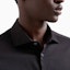 Details for EMPORIO ARMANI Black Long Sleeve Straight Fit Jacquard Pattern Shirt 6D1C86-1NIUZ-F019