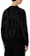 Shop Emporio Armani Black Loose-fit Letter Crewneck Sweater. 6R1MXK-1MNKZ-1F090