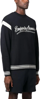 EMPORIO ARMANI Suéter Negro Loose Fit con Cuello Redondo y Letras. 6R1MXA1MFUZ0999 Purchase EMPORIO ARMANI Suéter Negro Loose Fit con Cuello Redondo y Letras. 6R1MXA1MFUZ0999