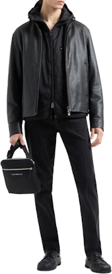 Emporio Armani 黑色低腰修身直筒牛仔褲 6D1J75-1DTPZ-0005 Lookbook Emporio Armani 黑色低腰修身直筒牛仔褲 6D1J75-1DTPZ-0005