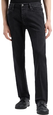 Emporio Armani 黑色低腰修身直筒牛仔褲 6D1J75-1DTPZ-0005 Shop Emporio Armani 黑色低腰修身直筒牛仔褲 6D1J75-1DTPZ-0005