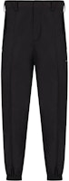 Emporio Armani Black Mid-Rise Jogger Pants. 3D1PC6-1NAVZ-0999 Emporio Armani Black Mid-Rise Jogger Pants. 3D1PC6-1NAVZ-0999