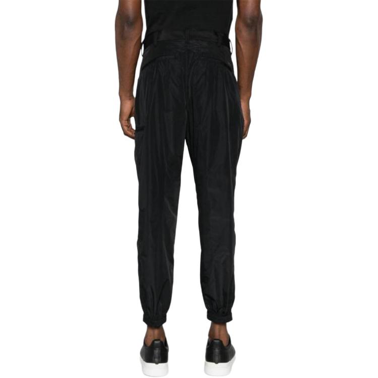 Shop Celana Jogger Emporio Armani Hitam Mid-Rise. 3D1PC6-1NAVZ-0999