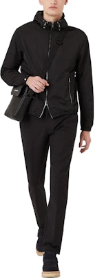 Emporio Armani 黑色中腰直筒休闲裤 8N1P15-1NGCZ-0999 Lookbook Emporio Armani 黑色中腰直筒休闲裤 8N1P15-1NGCZ-0999