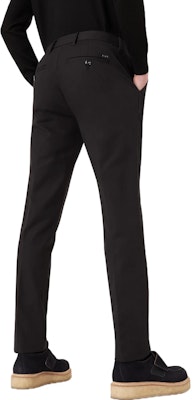 Emporio Armani 黑色中腰直筒休闲裤 8N1P15-1NGCZ-0999 Shop Emporio Armani 黑色中腰直筒休闲裤 8N1P15-1NGCZ-0999