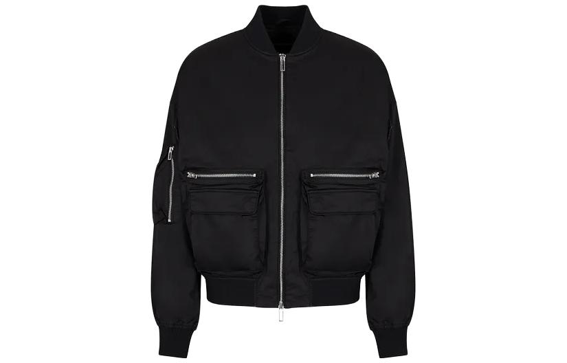 Emporio Armani  Black Multi-Pocket Zip-Up Jacket with Stand Collar. 3R1BS31-NVTZ1-0999 圖 2