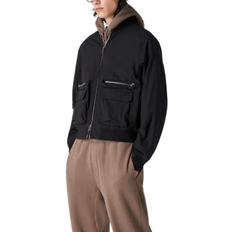 Emporio Armani  Black Multi-Pocket Zip-Up Jacket with Stand Collar. 3R1BS31-NVTZ1-0999 圖 5