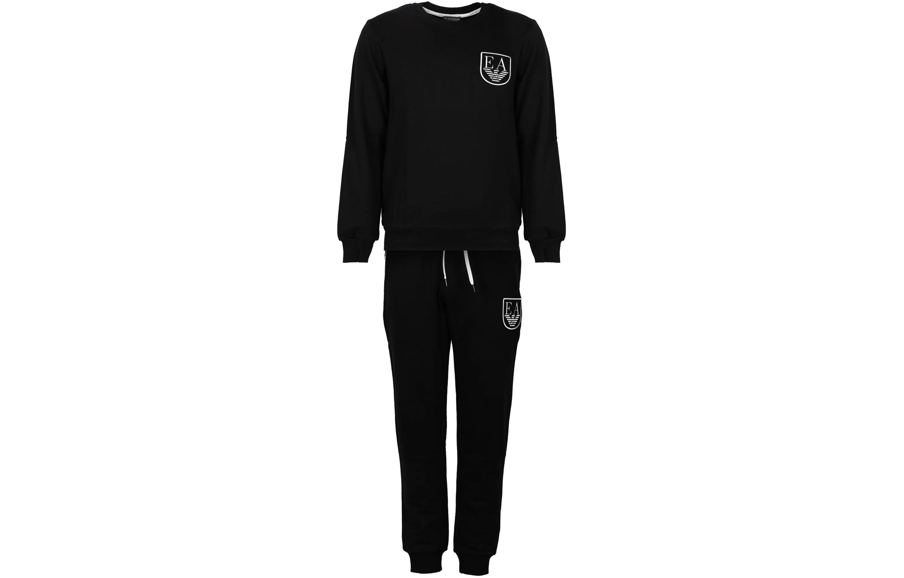 Emporio Armani  Black Pattern Print Short Sleeve Jogger Tracksuit. 111943-3R573-00020 圖 2