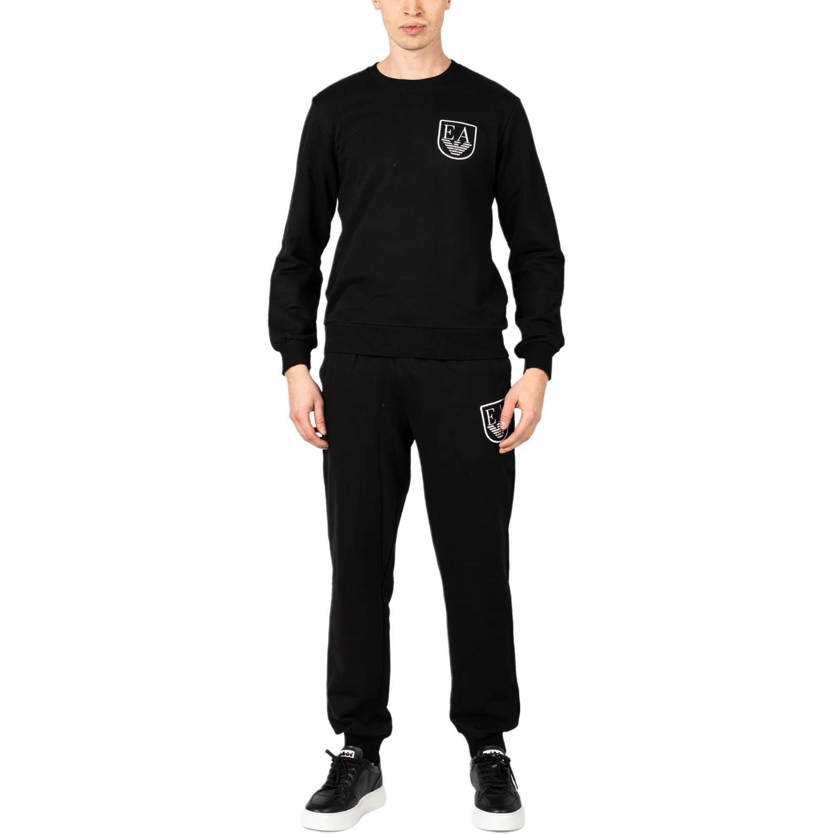 Emporio Armani  Black Pattern Print Short Sleeve Jogger Tracksuit. 111943-3R573-00020 圖 5