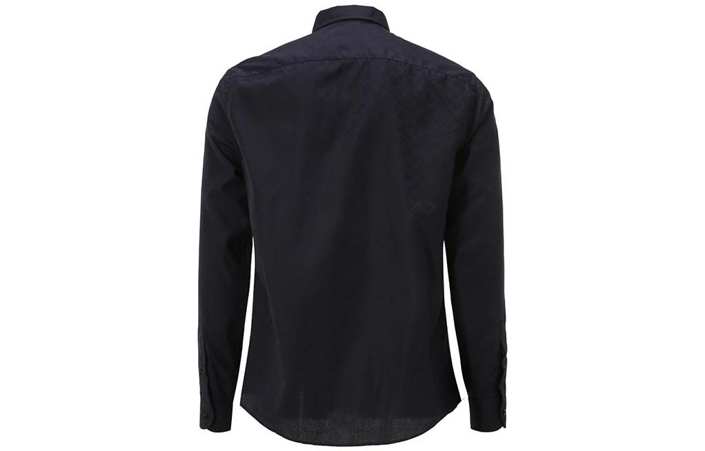 Lookbook エンポリオアルマーニ ブラック柄プリント 長袖カジュアルシャツ. A1SM0L-A12F7-042