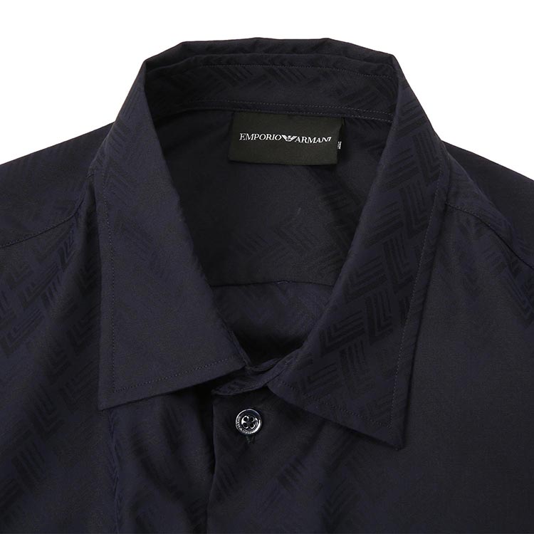 Purchase エンポリオアルマーニ ブラック柄プリント 長袖カジュアルシャツ. A1SM0L-A12F7-042