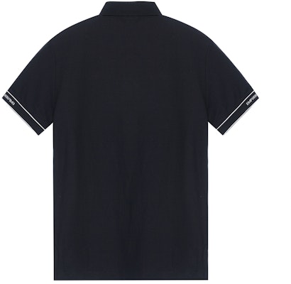 EMPORIO ARMANI Black Polo Shirt with White Logo Print 3R1F67-1JCYZ-0092 Lookbook EMPORIO ARMANI Black Polo Shirt with White Logo Print 3R1F67-1JCYZ-0092
