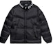Buy EMPORIO ARMANI Jaket Hitam Puffer dengan Logo dan Kolar Zip-up. 6RPB33-PNEOZ-1200